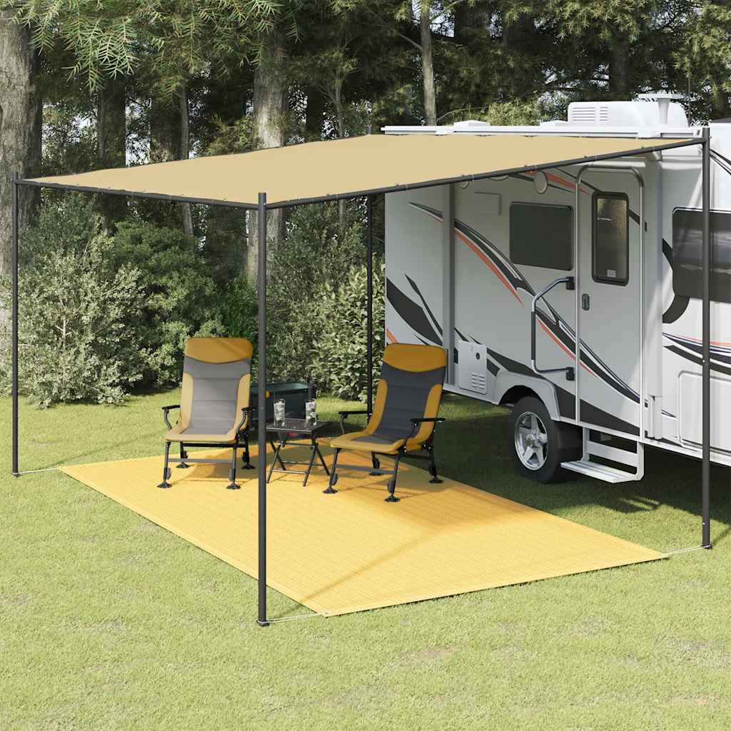Tapis de tente Vidaxl 250x350 cm beige