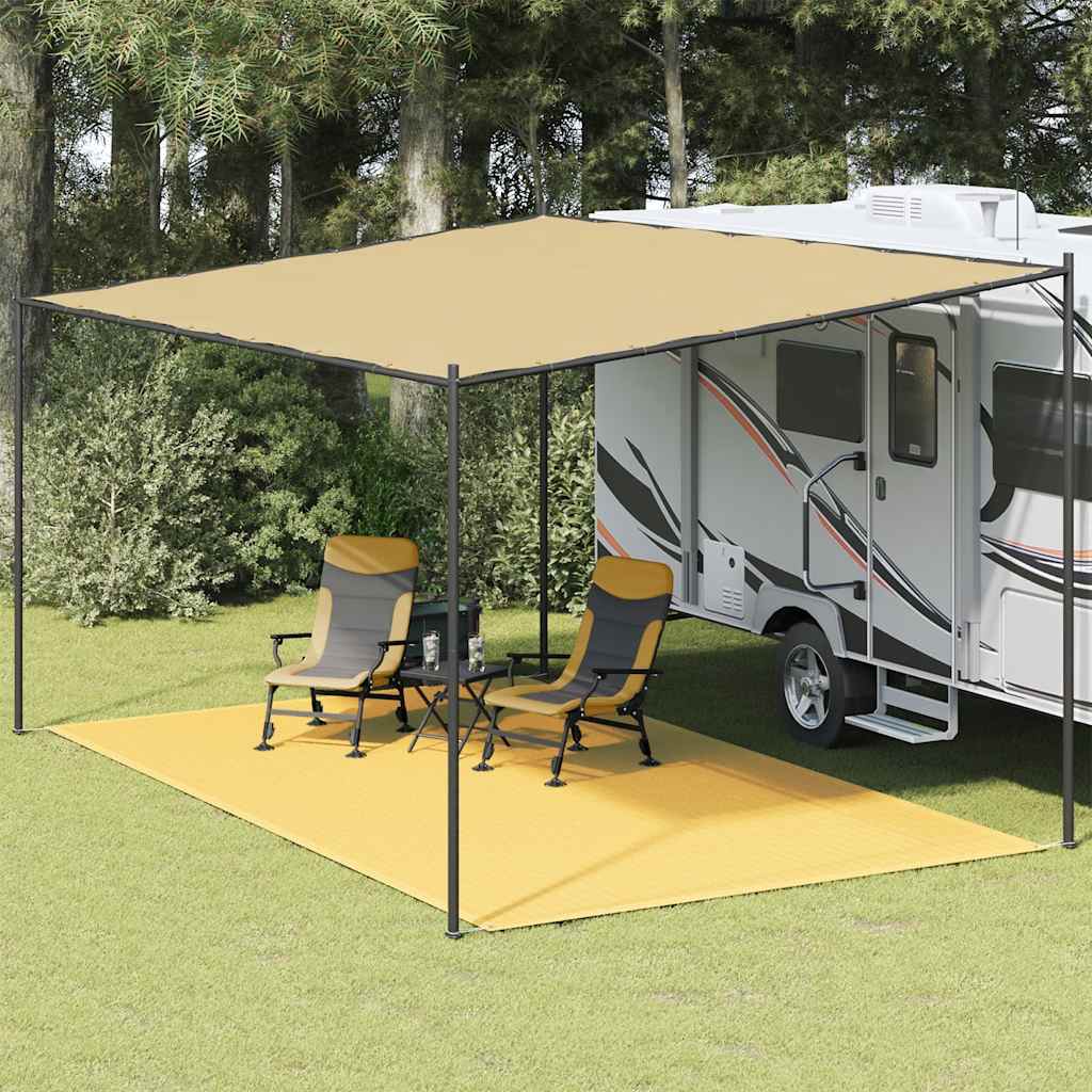 Tapis de tente Vidaxl 300x500 cm beige