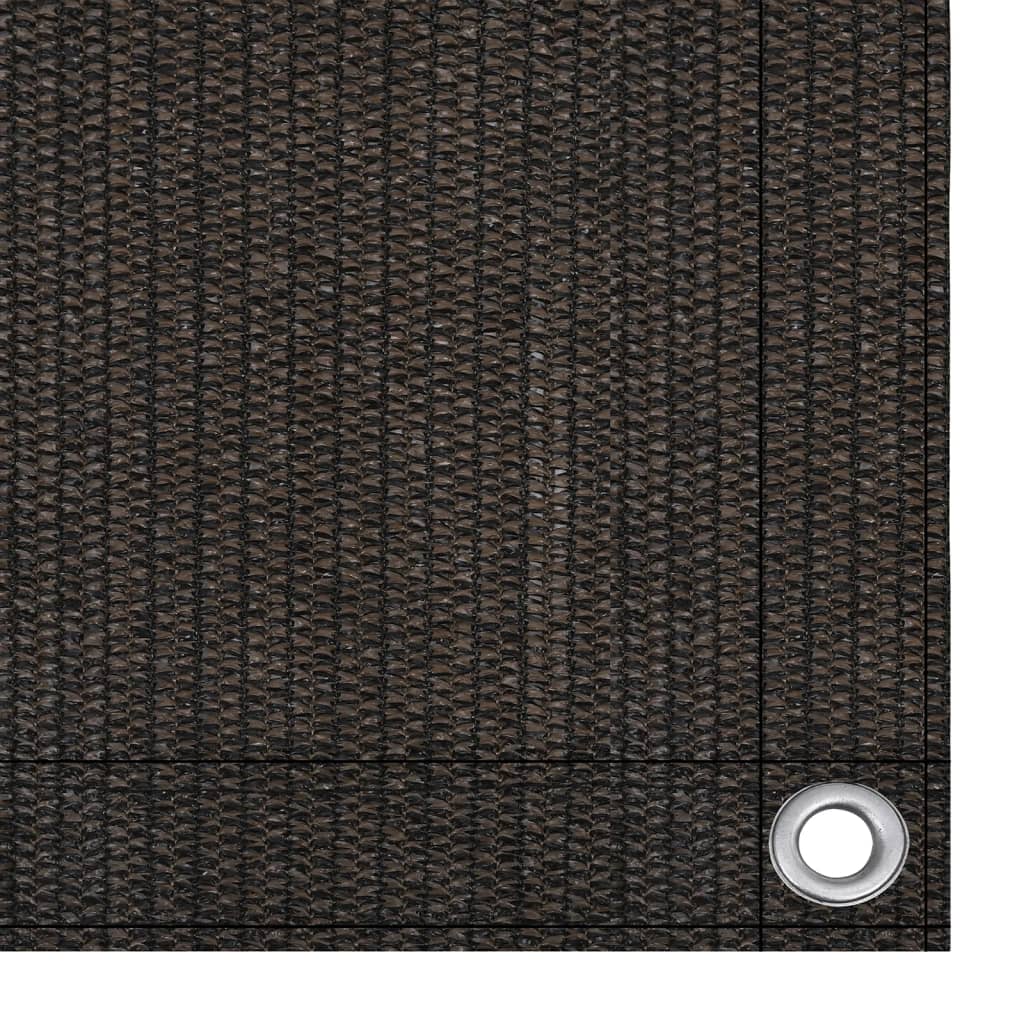 Tapis de tente Vidaxl 200x400 cm brun