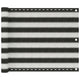 Écran de balcon Vidaxl 75x300 cm anthracite HDPE -colore et blanc