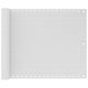 Écran de balcon Vidaxl 75x300 cm HDPE blanc