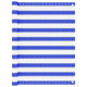 Écran de balcon Vidaxl 120x300 cm HDPE bleu et blanc
