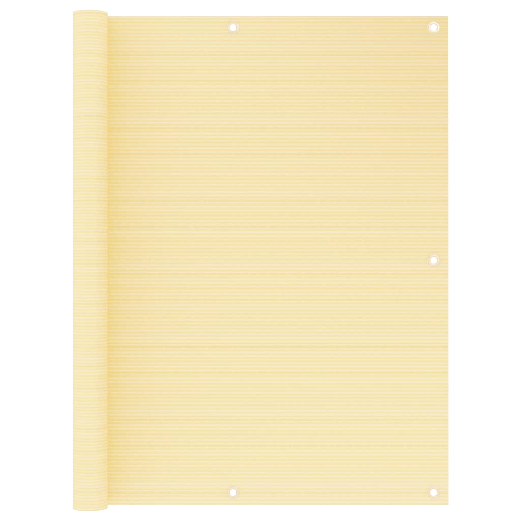 Écran de balcon Vidaxl 120x300 cm beige HDPE