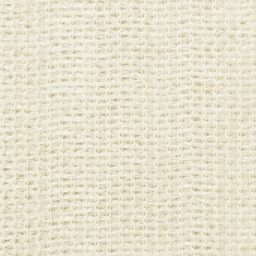 Écran de balcon Vidaxl 90x500 cm Crème HDPE -Colored