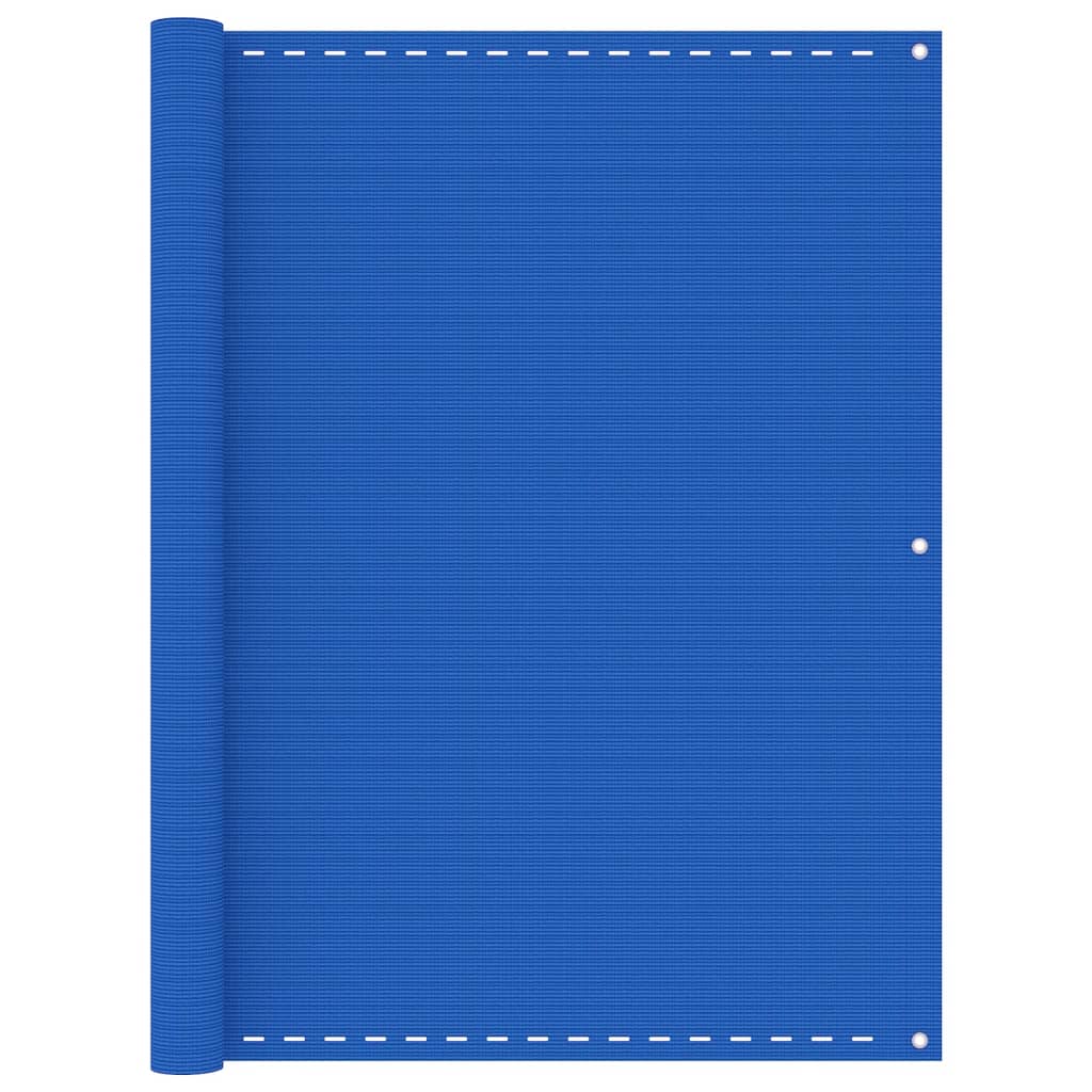 Écran de balcon Vidaxl 120x500 cm bleu HDPE