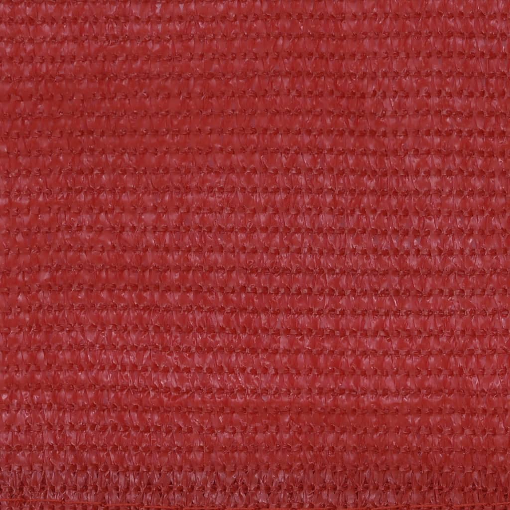 Écran de balcon Vidaxl 120x600 cm rouge HDPE