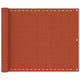 Écran de balcon Vidaxl 75x300 cm HDPE Oranje