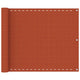 Écran de balcon Vidaxl 75x500 cm HDPE Oranje