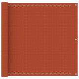 Écran de balcon Vidaxl 90x500 cm HDPE Oranje - afbeelding 1