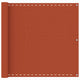 Écran de balcon Vidaxl 90x500 cm HDPE Oranje
