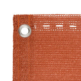 Écran de balcon Vidaxl 90x500 cm HDPE Oranje - afbeelding 2