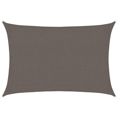 Vidaxl zonnezil 160 g m² 2x2,5 m anthracite HDPE -Colored