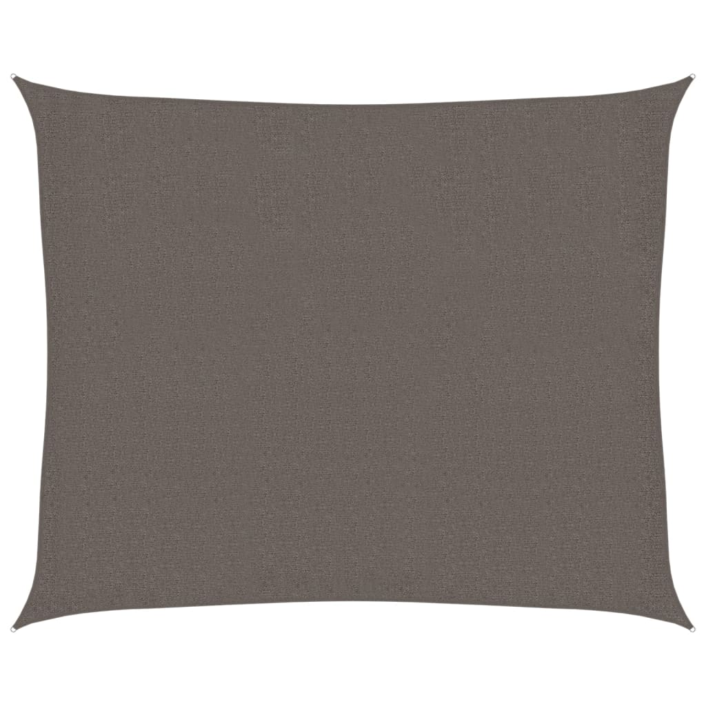 Vidaxl zonnezil 160 g m² 2,5x3 m anthracite HDPE -Colored