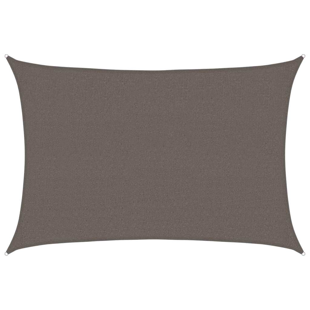 Vidaxl zonnezil 160 g m² 2,5x4 m anthracite HDPE -Colored