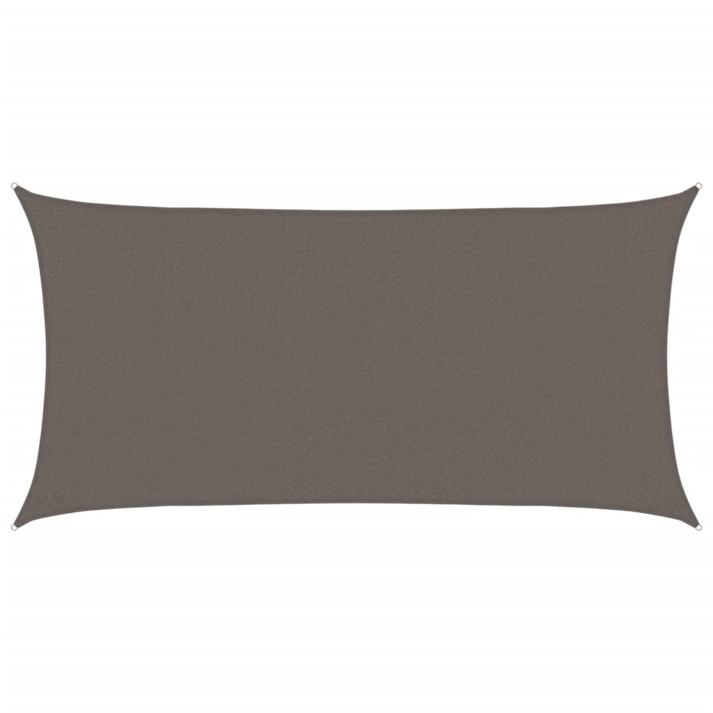 Vidaxl zonnezil 160 g m² 2,5x4,5 m anthracite HDPE -Colored