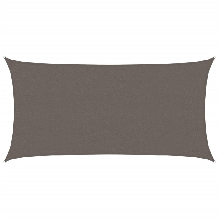 Vidaxl zonnezil 160 g m² 2,5x4,5 m anthracite HDPE -Colored