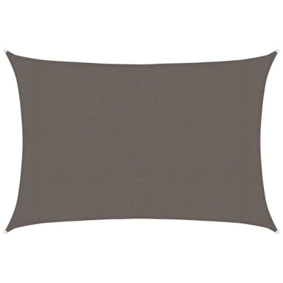 Vidaxl zonnezil 160 g m² 3x4 m anthracite hdpe -colored