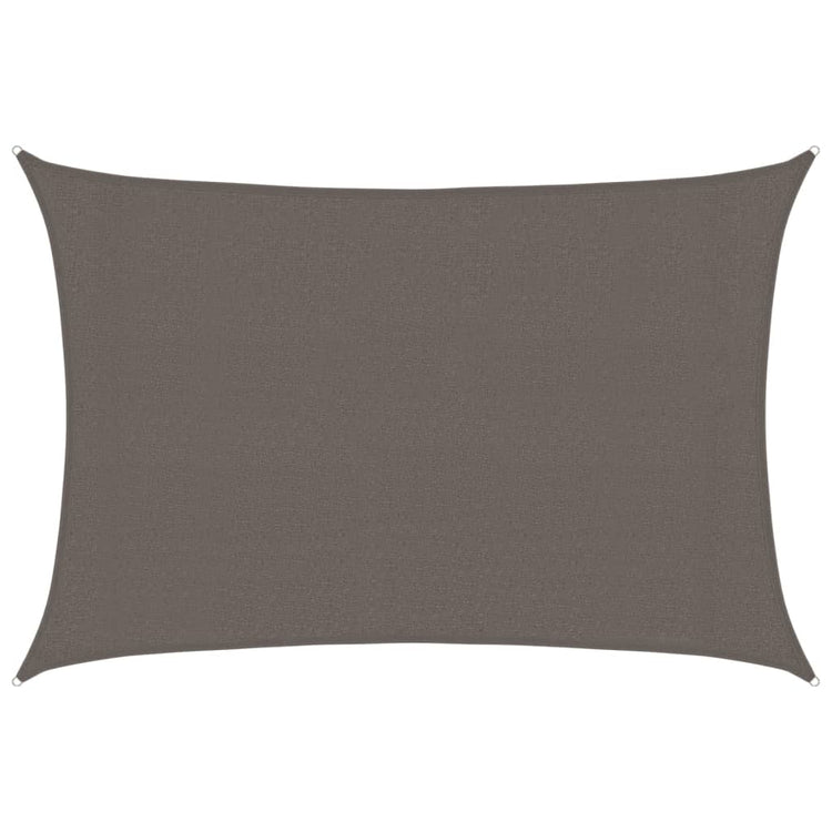 Vidaxl zonnezil 160 g m² 3x4,5 m anthracite HDPE -Colored