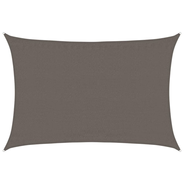 Vidaxl zonnezil 160 g m² 3,5x4,5 m anthracite HDPE -Colored