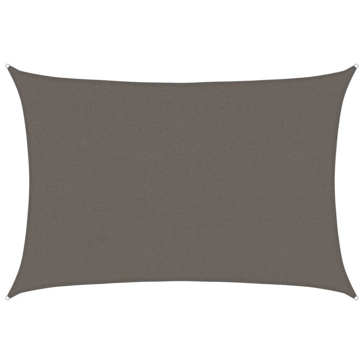 Vidaxl zonnezil 160 g m² 4x5 m anthracite hdpe -colored