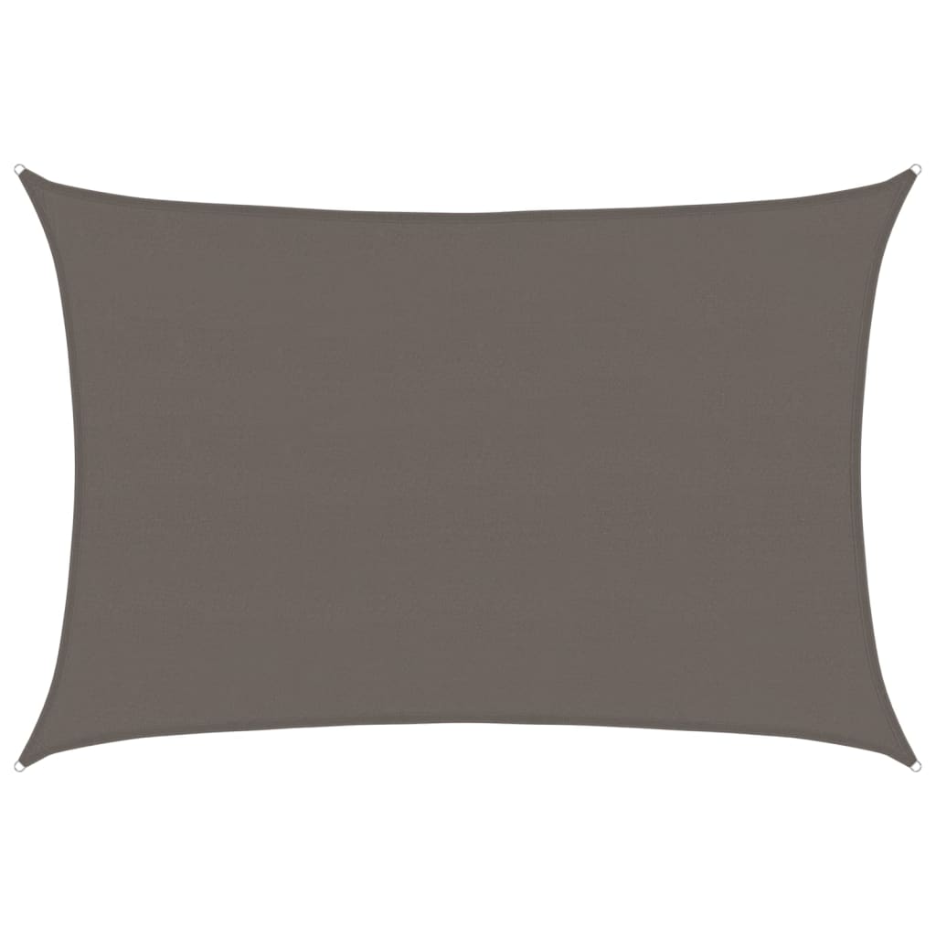 Vidaxl zonnezil 160 g m² 5x6 m anthracite hdpe -colored