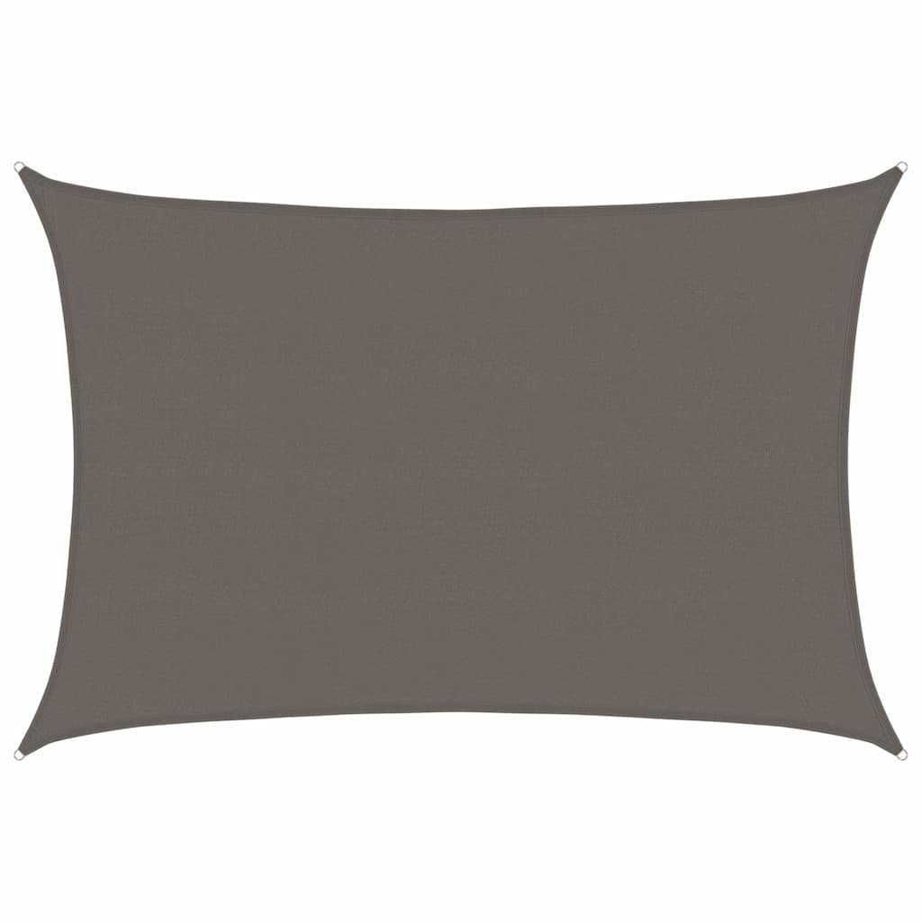 Vidaxl zonnezil 160 g m² 5x7 m anthracite hdpe -colored