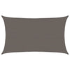 Vidaxl zonnezil 160 g m² 5x8 m anthracite hdpe -colored