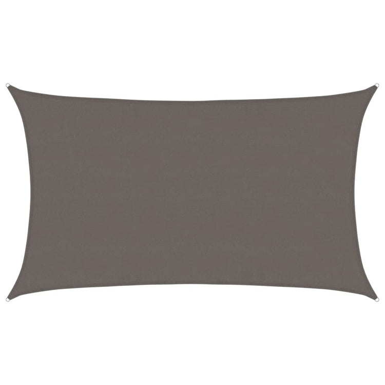 Vidaxl zonnezil 160 g m² 5x8 m anthracite hdpe -colored