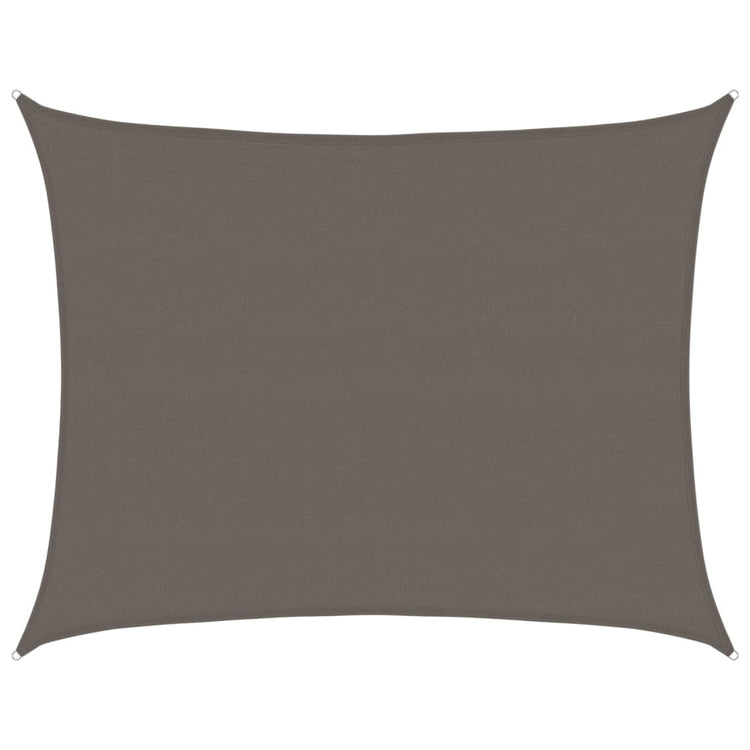 Vidaxl zonnezil 160 g m² 6x7 m anthracite hdpe -colored
