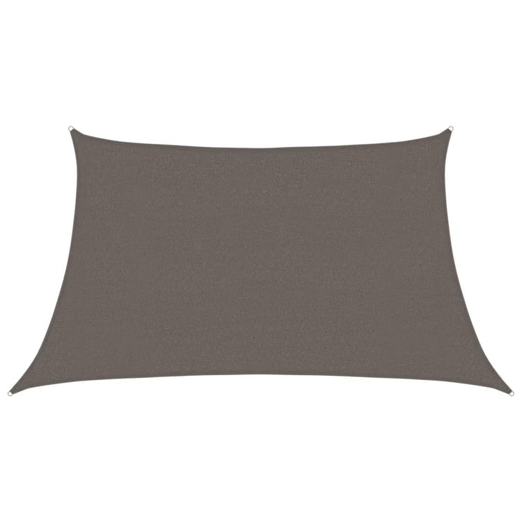 Vidaxl zonnezil 160 g m² 3 anthracite HDPE 4x2 m