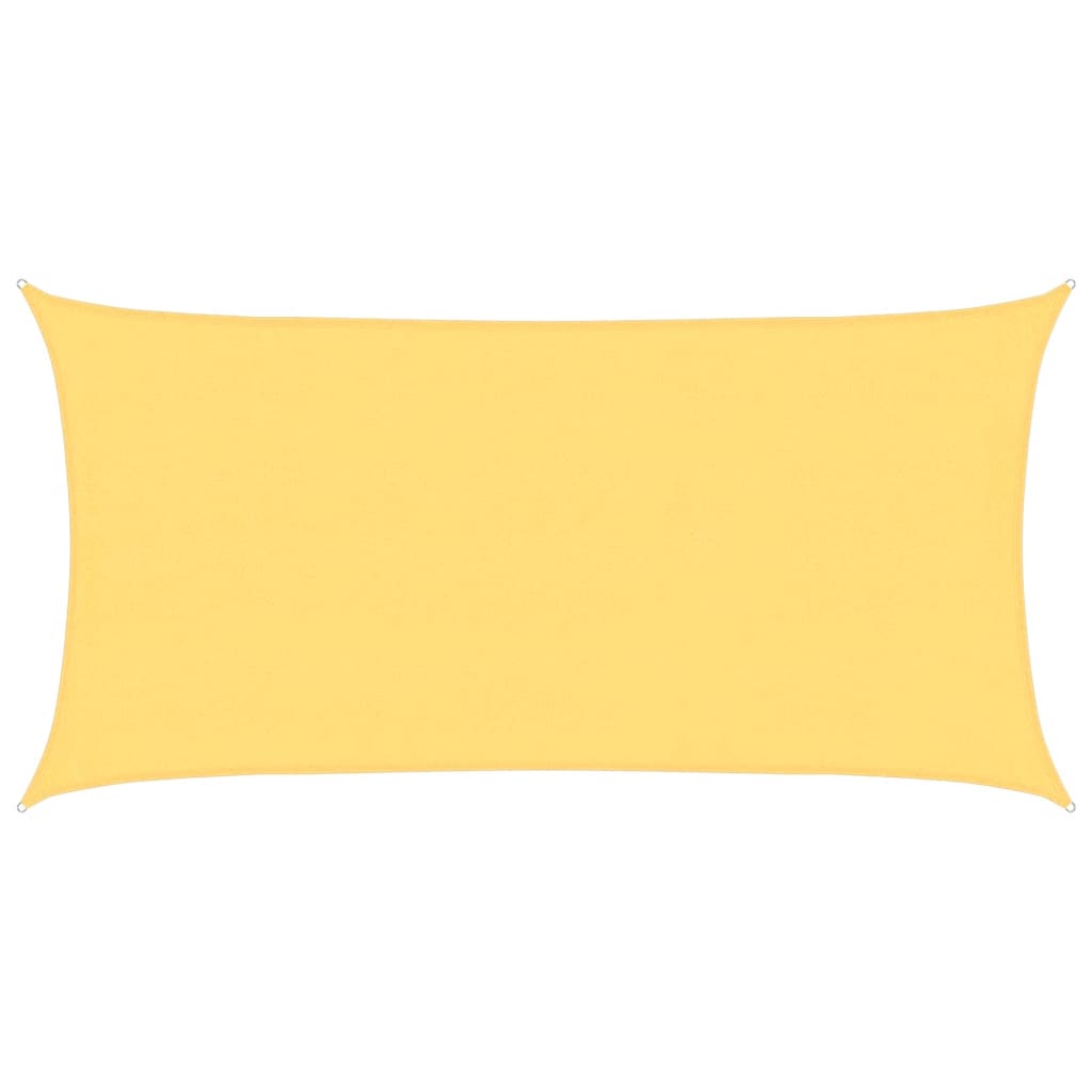 Vidaxl Zonnezeil 160 g m² 4x7 m beige HDPE
