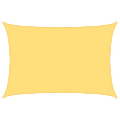 Vidaxl Zonnezeil 160 g m² 5x6 m beige HDPE