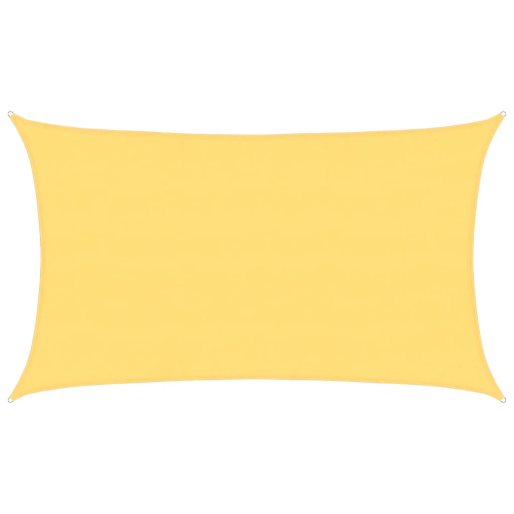 Vidaxl Zonnezeil 160 g m² 5x8 m beige HDPE
