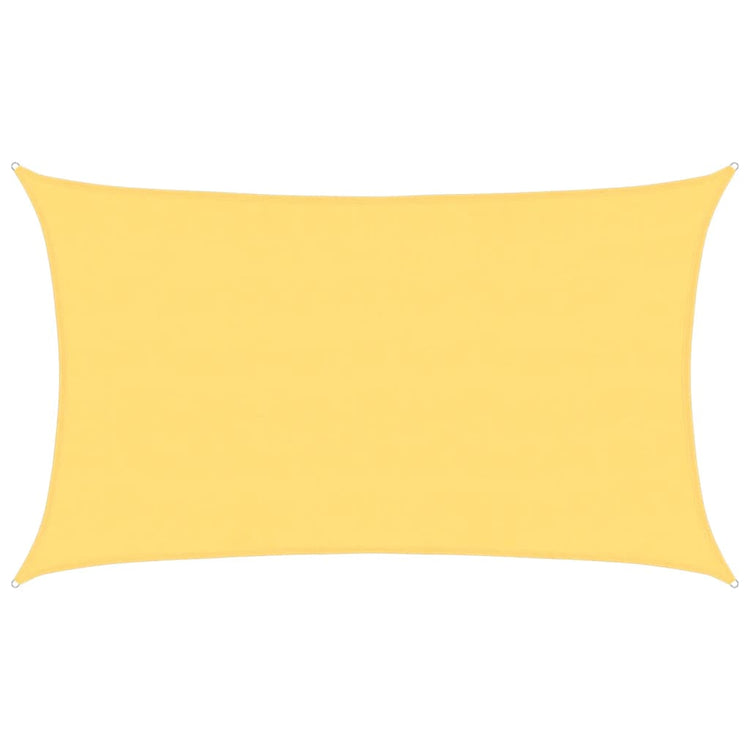Vidaxl Zonnezeil 160 g m² 5x8 m beige HDPE