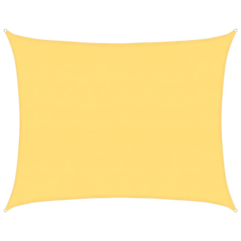Vidaxl Zonnezeil 160 g m² 6x8 m beige HDPE