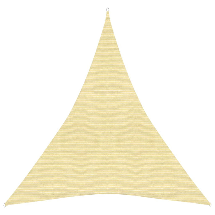 Vidaxl zonnezil 160 g m² 5x7x7 m beige hdpe