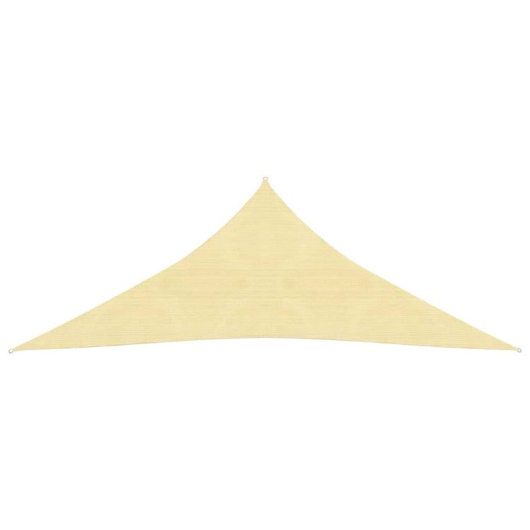 Vidaxl zonnezil 160 g m² 5x7x7 m beige hdpe