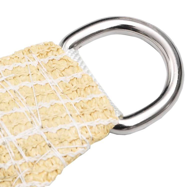 Vidaxl zonnezil 160 g m² 5x7x7 m beige hdpe