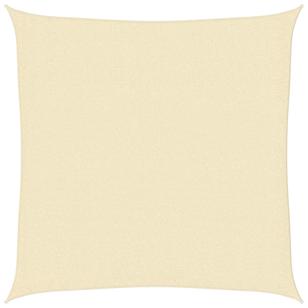 Vidaxl Zonnezeil 160 g m² 3x3 m crème HDPE -Colored