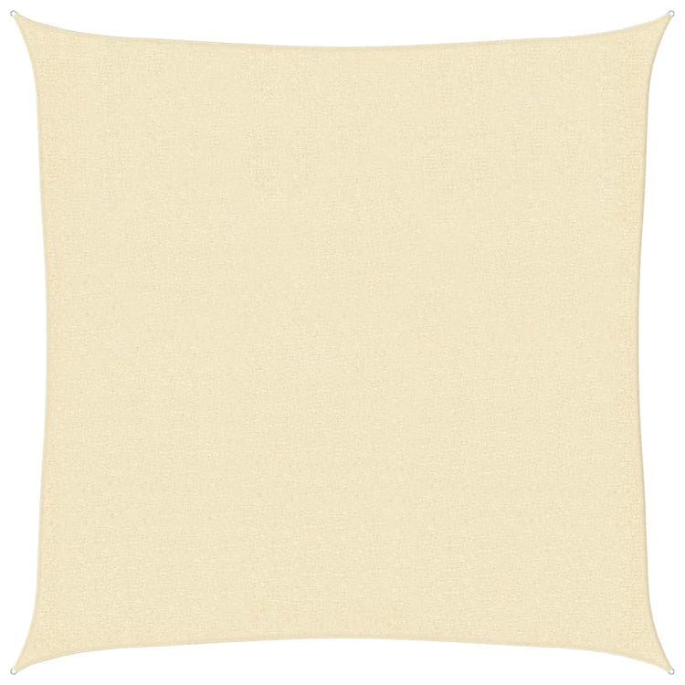 Vidaxl Zonnezeil 160 g m² 3x3 m crème HDPE -Colored