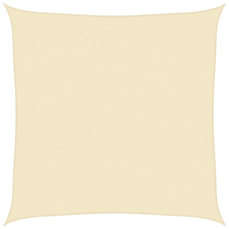 Vidaxl Zonnezeil 160 g m² 5x5 m crème HDPE -Colored