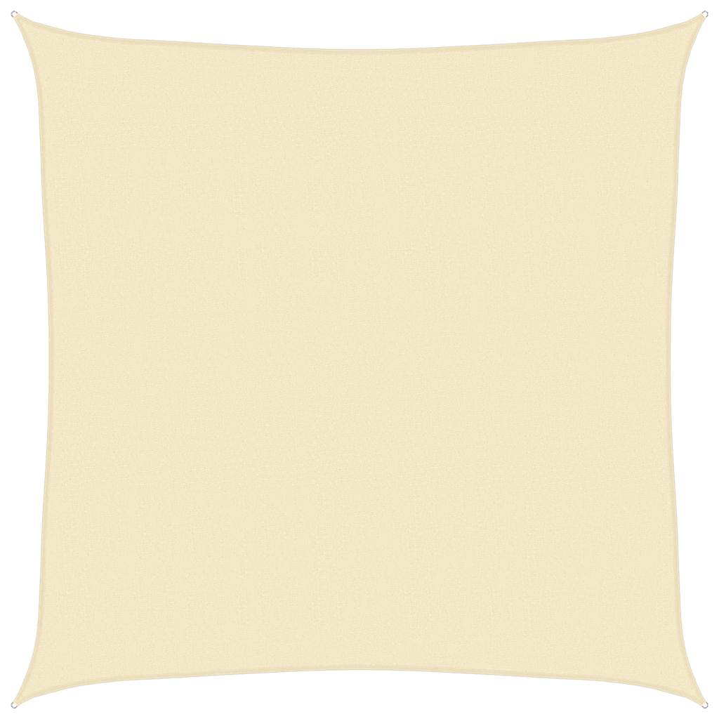 Vidaxl Zonnezeil 160 g m² 6x6 m crème HDPE -Colored