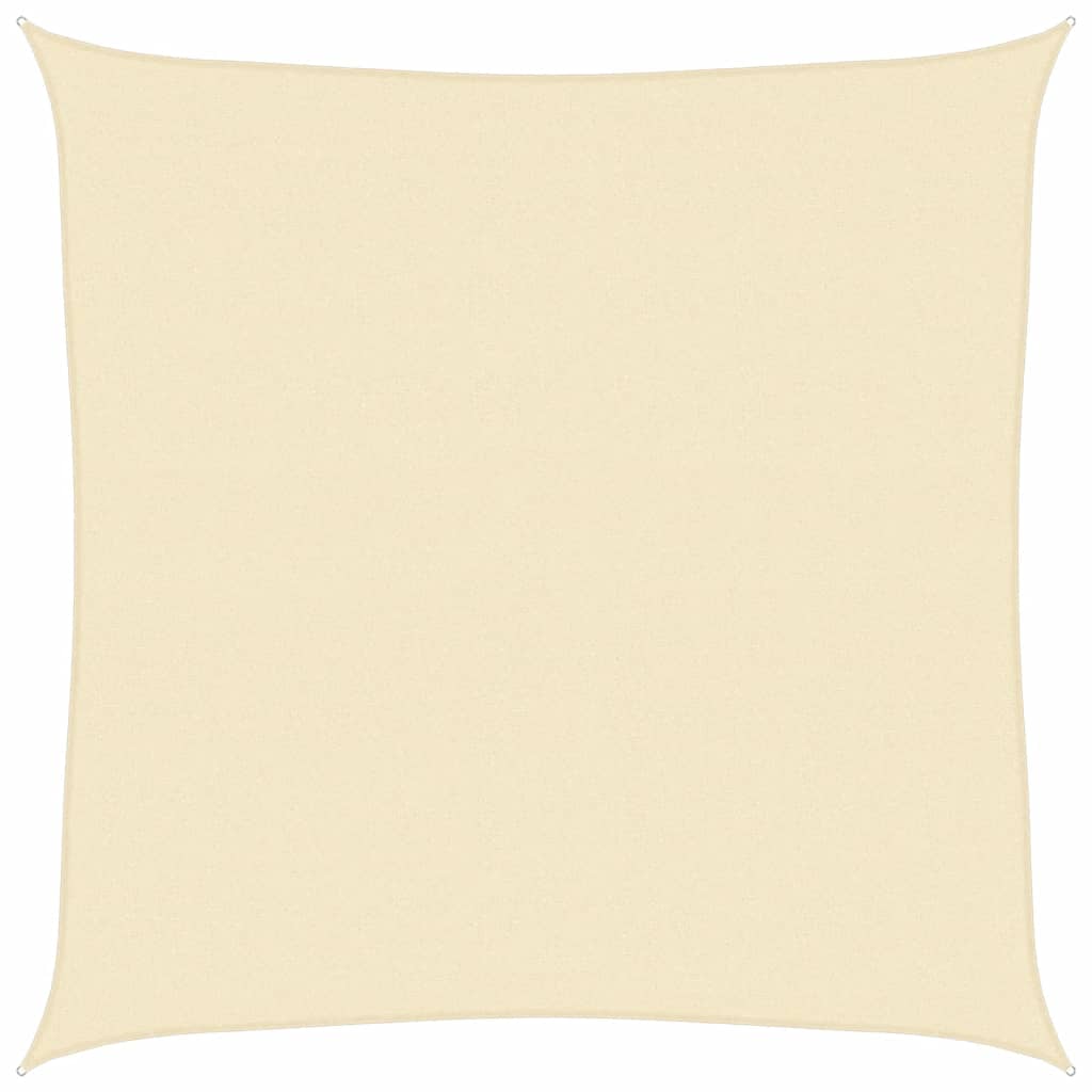 Voile d'ombrage Vidaxx 160 g m² 7x7 m HDPE couleur crème