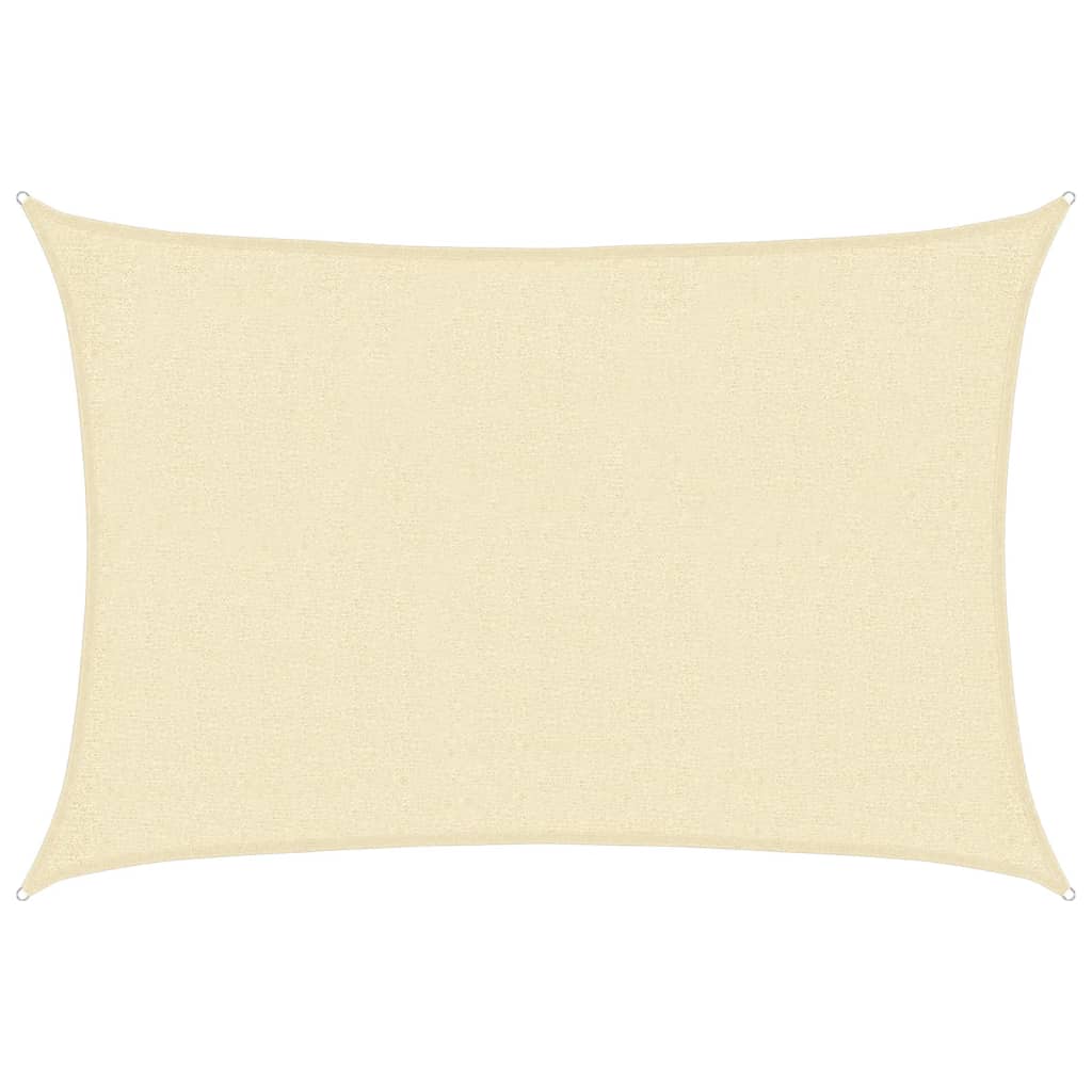 Vidaxl Zonnezeil 160 g m² 2x2,5 m crème HDPE -Colored