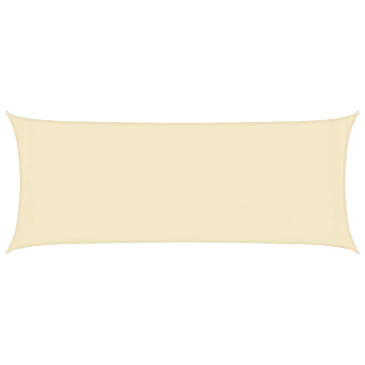 Vidaxl Zonnezeil 160 g m² 2x5 m crème HDPE -Colored
