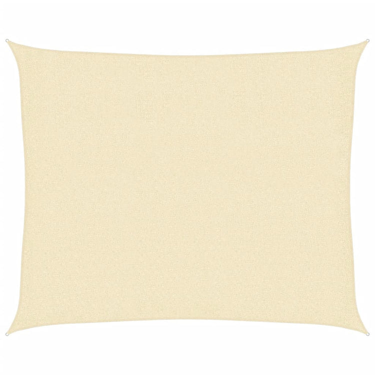 Vidaxl zonnezil 160 g m² 2,5x3 m de crème HDPE -Colored