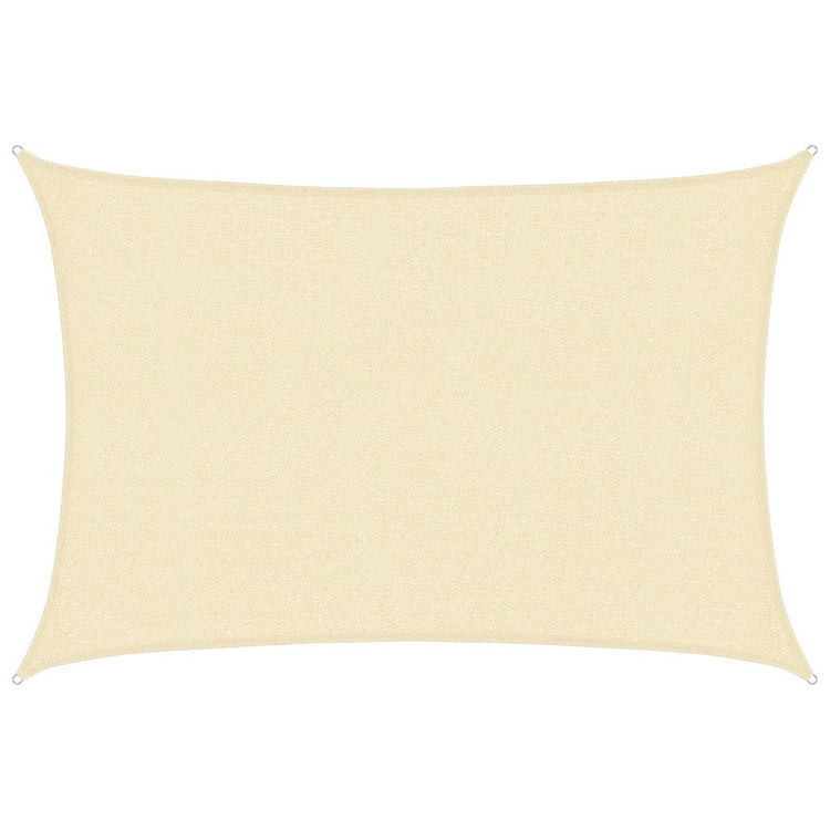 Vidaxl Zonnezeil 160 g m² 2,5x4 m de crème HDPE -Colored