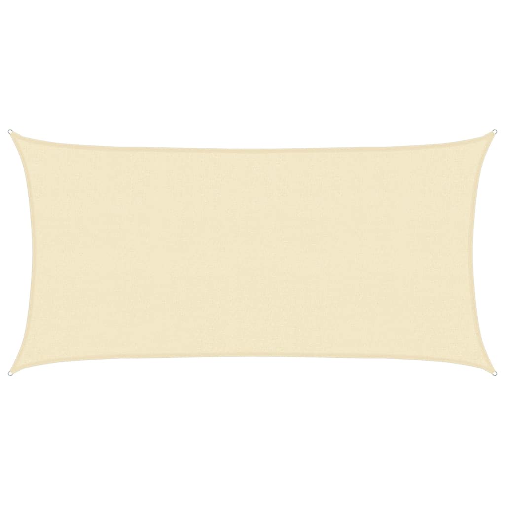 Vidaxl zonnezil 160 g m² 2,5x4,5 m de crème HDPE -Colored