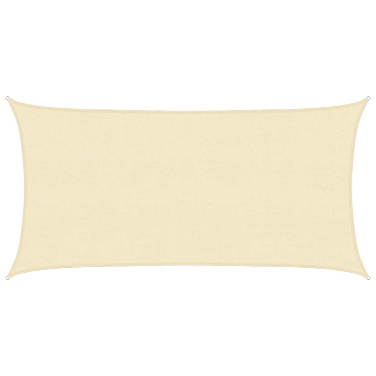Vidaxl zonnezil 160 g m² 2,5x4,5 m de crème HDPE -Colored
