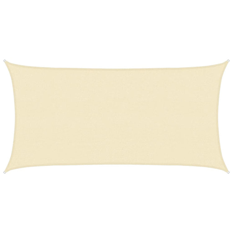 Vidaxl Zonnezeil 160 g m² 2,5x5 m de crème HDPE -Colored